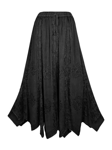 2025 Spring Bohemian Skirts for Women - Embroidered Women's Maxi Skirts