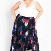 Women's Plus Size Michaela Print Skirt