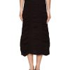 Stretch Poplin Double Shirred Panel Skirt