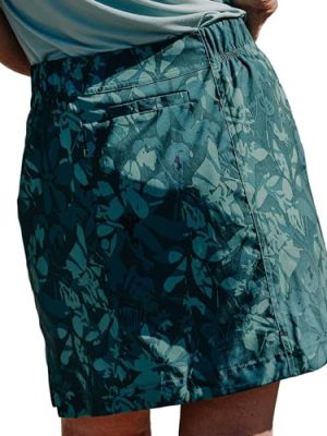 Sport Skirt with Pockets - Athletic Skirt with Sporty Tie and Velcro Fly Closure, Beach and Travel