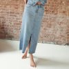 Jeans for Women The High Rise Classic Calf Length Jean Skirt, Sizes 2-14