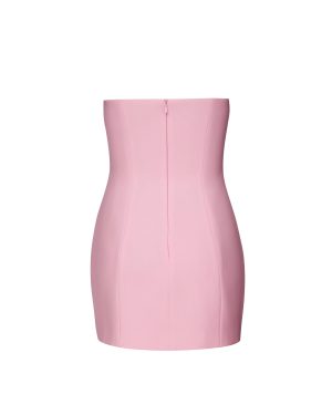 Women's Blossoming Elegance Strapless Dress - White