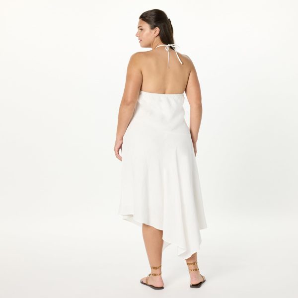 Women's Standard Ciga Halter Linen Maxi Dress