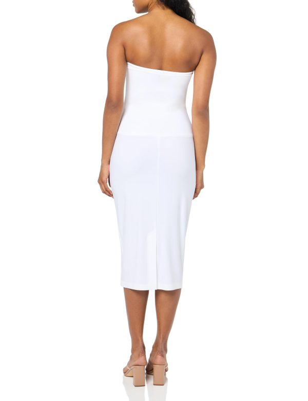 Women's Strapless Dress to Knee