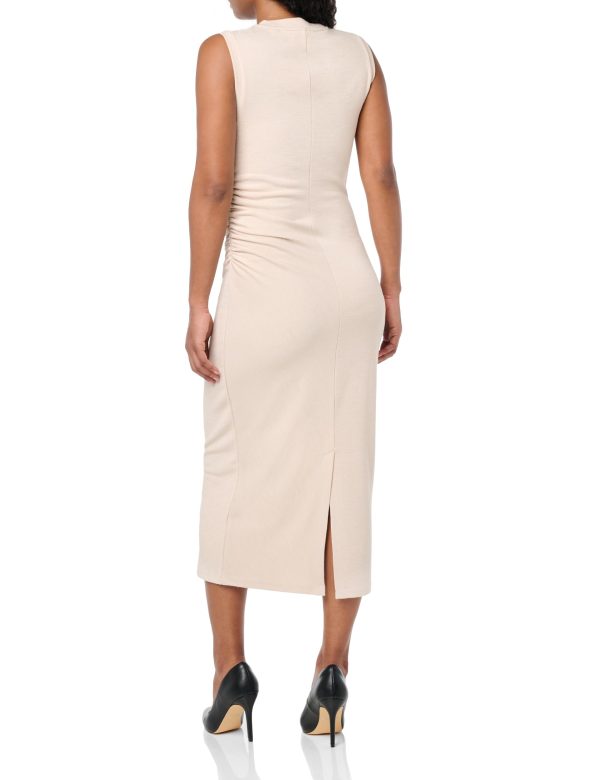 Women's Sleeveless Gathered Waist Dress