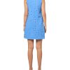 Women's Sleeveless Meadow Eyelet Shift Dress