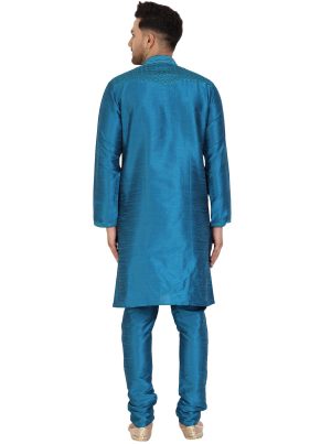 Men's Tunic Kurta Pyjama Set Party Wear Ethnic Dress Suit