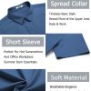 Men's Button Down Shirt Short Sleeve Casual Shirt for Men Summer Business Casual Dress Shirt