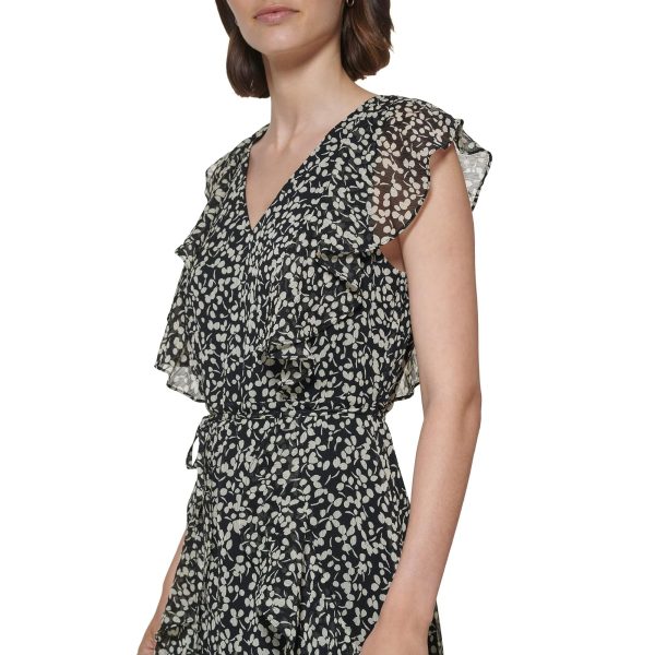 Women's  Women's Sleeveless Ruffle Dress