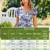 Womens Summer Dress Mini Petal Short Sleeve Dresses Pleated Button Down V Neck Floral Beach Swing Vacation Dress 2025
